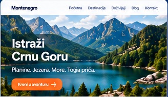 Montenegro tourism demo